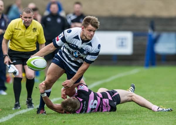 George Turner is the only full-time player  for Heriot,s. Italy will be packed with internationalists and professional players