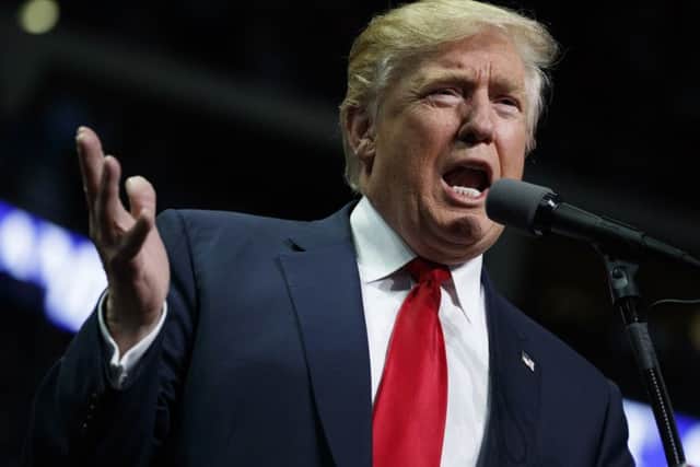 Donald Trumps election is the culmination of the Tea Party movement established over a decade ago to take on the American political establishment. Picture: AP/ Evan Vucci
