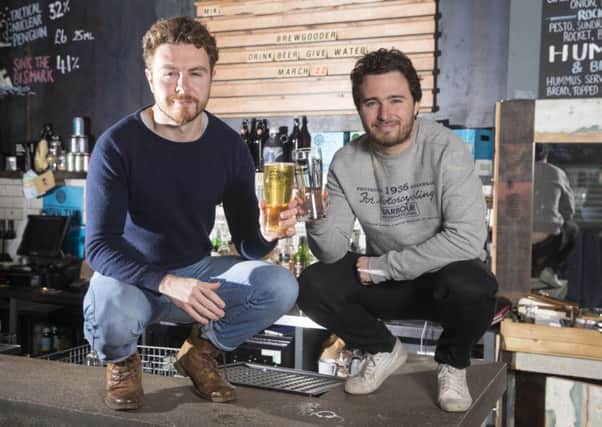 Brewgooder  is the brainchild of Alan Mahon and Josh Littlejohn, the friends and social entrepreneurs behind the popular Social Bite sandwich shop chain. Picture: Contributed.