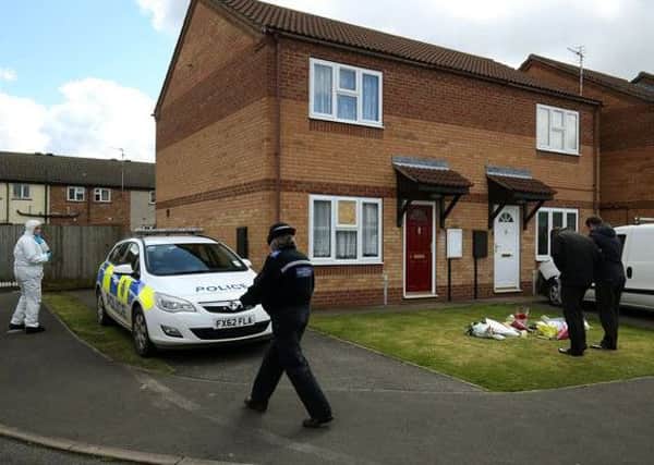 The house in Spalding where the murders took place. Picture: PA