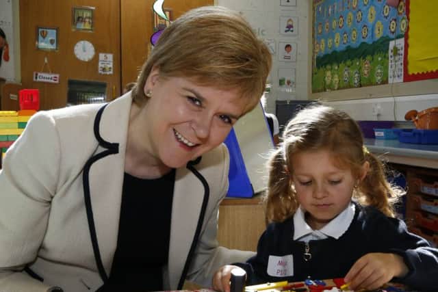 Nicola Sturgeon is handing more control to headteachers.