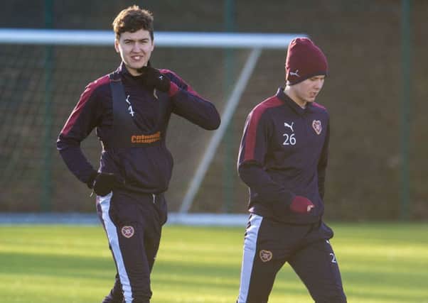 Hearts youngsters Dario Zanatta, left, and Angus Beith are out on loan at Queen's Park and Stirling Albion respectively. Pic: SNS