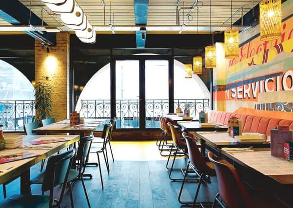 The St Andrew Street Wahaca outlet in Edinburgh
