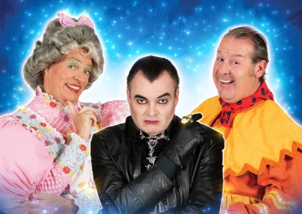 Allan Stewart, Grant Stott and Andy Gray star in this year's panto