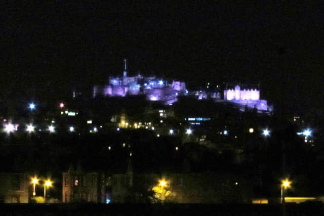 Edinburgh Castle by night. Picture; contributed