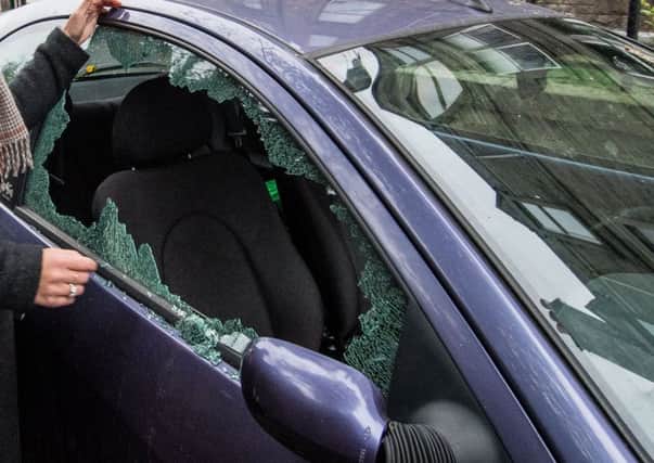 Car vandalism along East Trinity Road and Cragil Terrace. Picture: Ian Georgeson