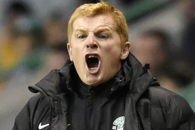 Hibs head coach Neil Lennon was lifted by the fans backing last weekend