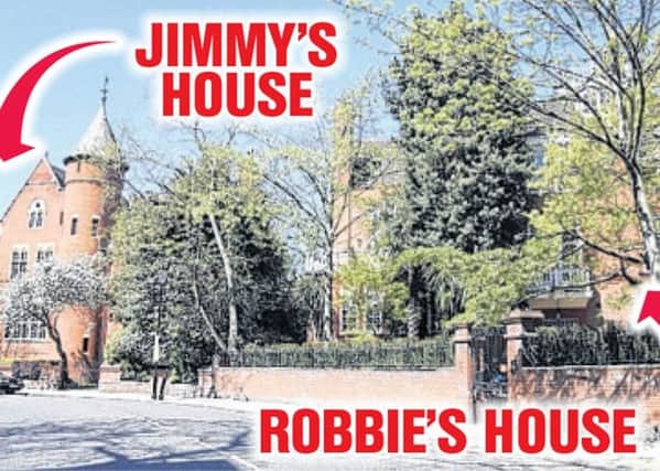 Jimmy Page and Robbie Williams in neighbours dispute