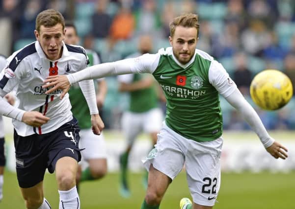 Andrew Shinnie helped Hibs create 20 shots at goal and 18 corners against Falkirk, but still they were left frustrated. He is urging Hibs to get their retaliation in first tomorrow