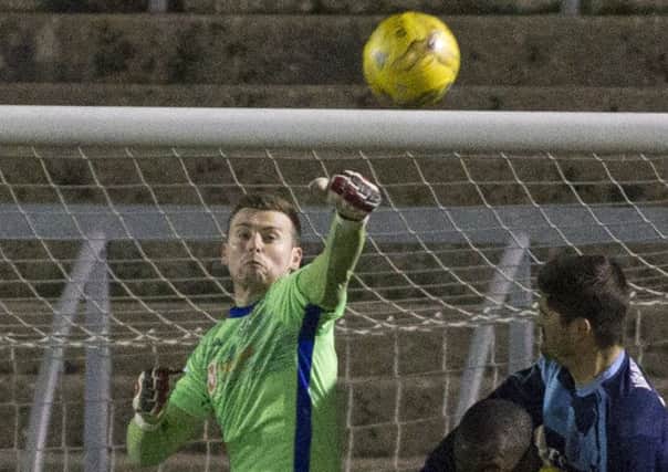 Andrew Stobie has become the regular first-choice keeper for Edinburgh City. Picture: Paul Reid