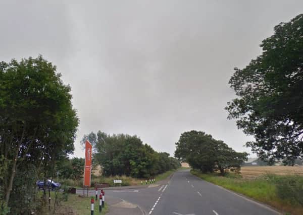 The incident happened near the turn off for the Ratho Climbing Centre. Picture; Google