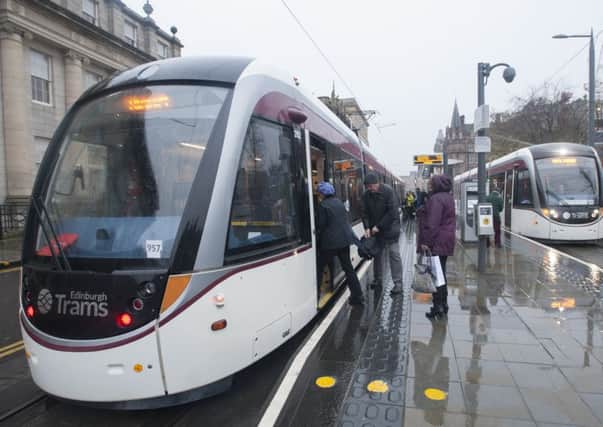 Edinburgh tram. Picture: Lesley Martin