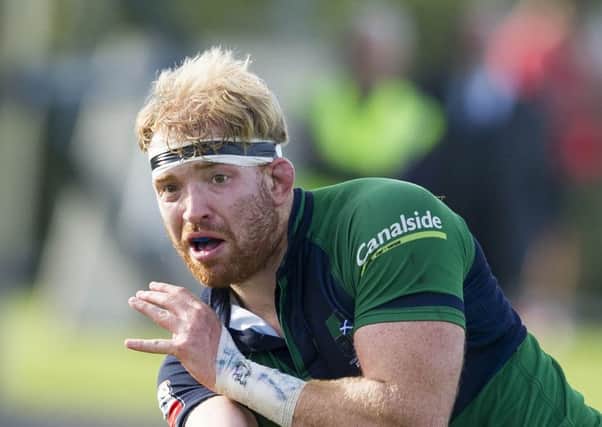Craig Keddie was among the try-scorers for Boroughmuir. Pic: TSPL