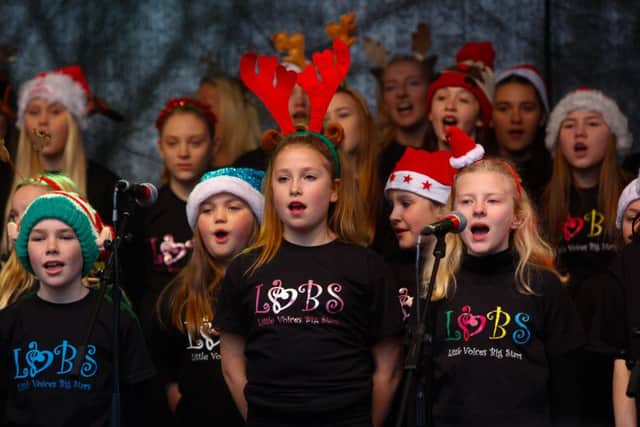 Edinburgh Christmas lights switch on 20/11/16 Little voices big stars