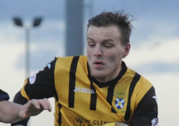 Jamie Insall netted for East Fife against Queen's Park. Pic: TSPL