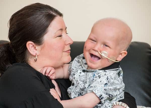 The family of tragic toddler Kai Laidlaw have helped raise funds. Picture; Ian Georgeson