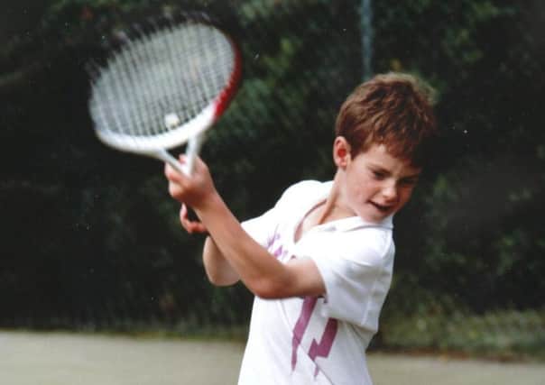 Andy Murray, aged 8. Picture: Newsflash