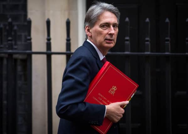 Philip Hammond said "survey after survey" showed businesses in Scotland  were concerned about anoth referendum. (Photo by Rob Stothard/Getty Images)