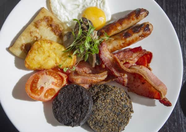 22/011/16.  Award winning breakfast at the Radisson Blu Hotel in the Hight Street Edinburgh. Picture Ian Rutherford