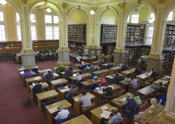 Central Library could see its opening hours reduce while other libraries could close for good.  Picture: Ian Rutherford