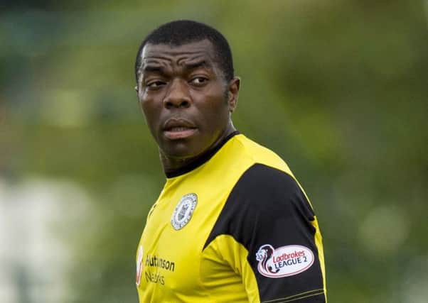 Joe Mbu faces his old team tomorrow when Edinburgh City travel to East Fife