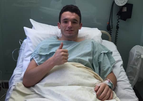 John McGinn hailed his operation "a success"