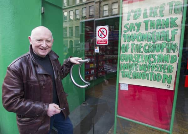 John Richardson - owner of Ripping Records - closed the doors at his shop for the last time today.  Picture Ian Rutherford