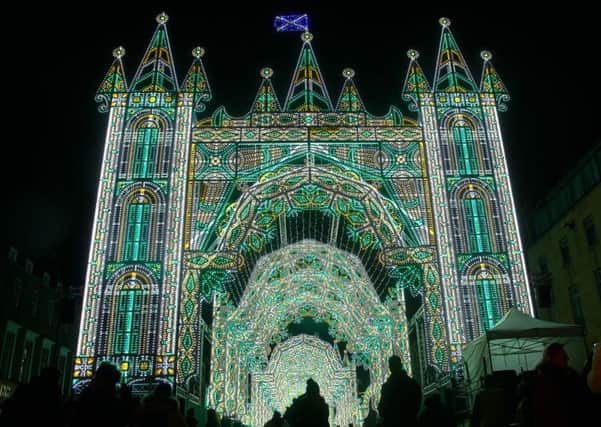 Edinburgh Christmas lights