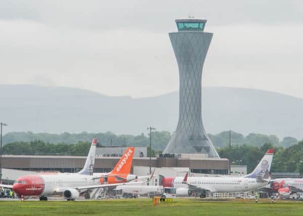Edinburgh Airport flight paths are being altered. Picture: Ian Georgeson