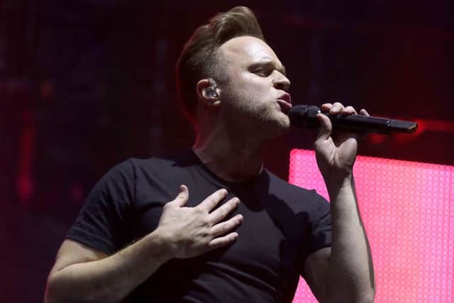 Olly Murs performs on stage during Free Radio Live. Picture; Getty