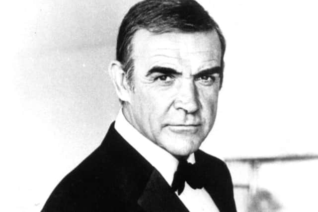 Sir Sean Connery as James Bond. Picture: PA Photo.