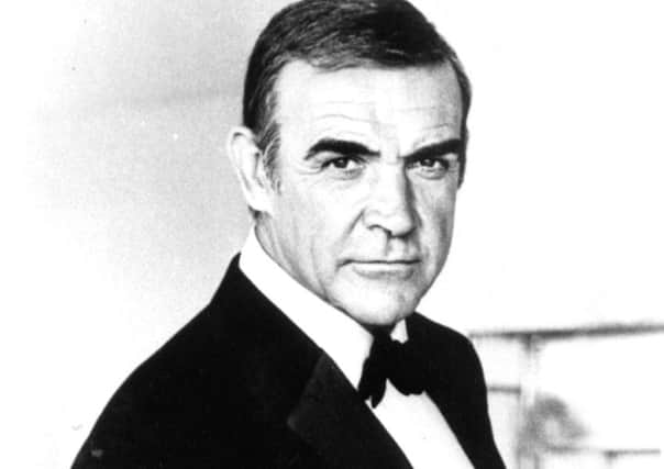 Sir Sean Connery as James Bond. Picture: PA Photo.