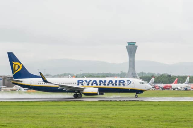 Ryanair fly from numerous airports in Scotland, including Edinburgh. Picture; Ian Georgeson.
