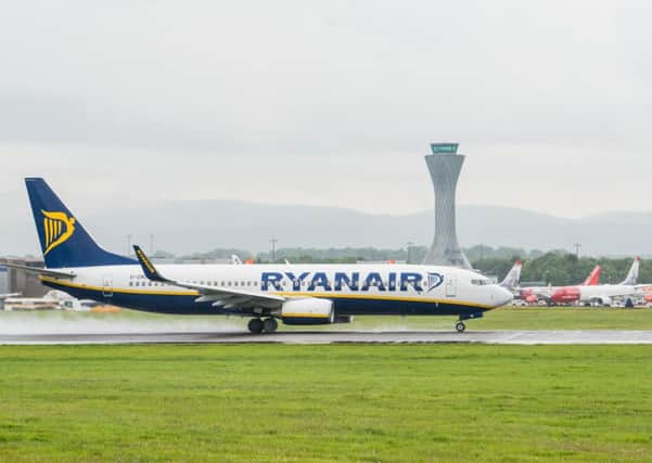 Ryanair fly from numerous airports in Scotland, including Edinburgh. Picture; Ian Georgeson.
