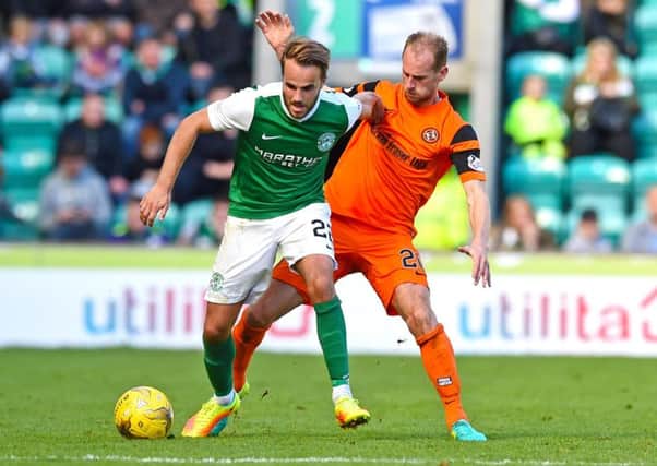 With fellow midfielder John McGinn out and Fraser Fyvie struggling with injury, much responsibility will fall on Hibs Andrew Shinnie on Friday
