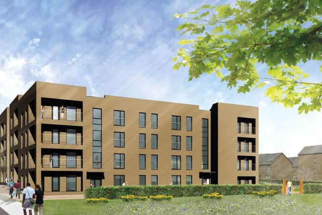 An artist's impression of the new housing on Sighthill Road. Picture: contributed