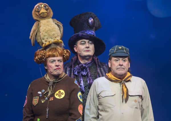 King's panto favourites Allan Stewart, Grant Stott and Andy Gray Pic: Contribited