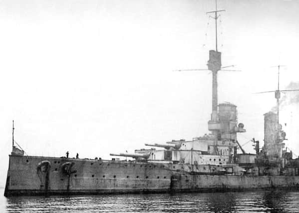 The wreck of German battleship SMS Kronprinz Wilhelm was one of two protected monuments raided by divers off Orkney. PIC Wikicommons.