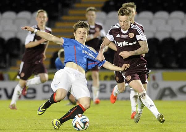 Hearts and Rangers met in the 2014 Youth Cup Final