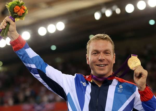Sir Chris Hoy during the London 2012 Olympic Games. Picture, Getty