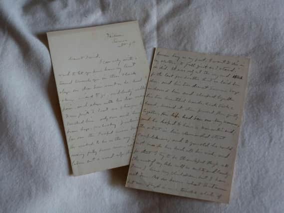 The letter penned by Fanny Stevenson the day after the author passed away.