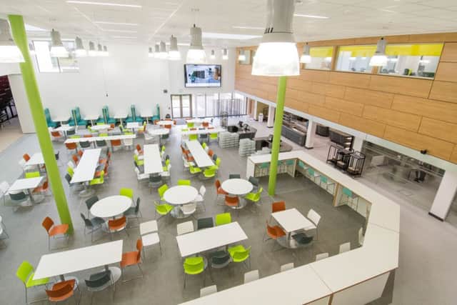First look at the new Portobello High School, Rusty's Diner canteen. PIcture; Ian Georgeson