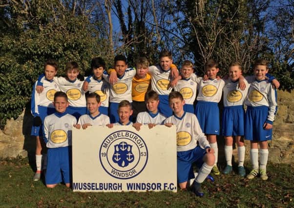 Musselburgh Windsor 13s have enjoyed a good run in the Scottish Cup this season