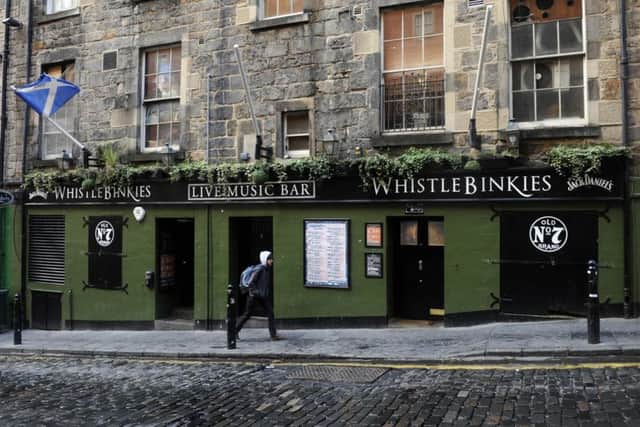 Whistle Binkies on Niddry Street. Pic Greg Macvean