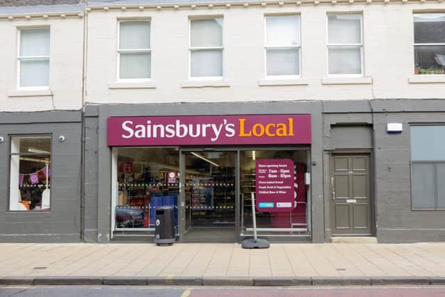 Sainsbury's Local Portobello.

Picture Malcolm McCurrach