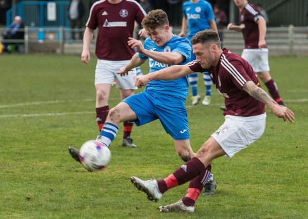 Craig Thomson provided the cross for Keltys first goal. Picture: Ian Georgeson
