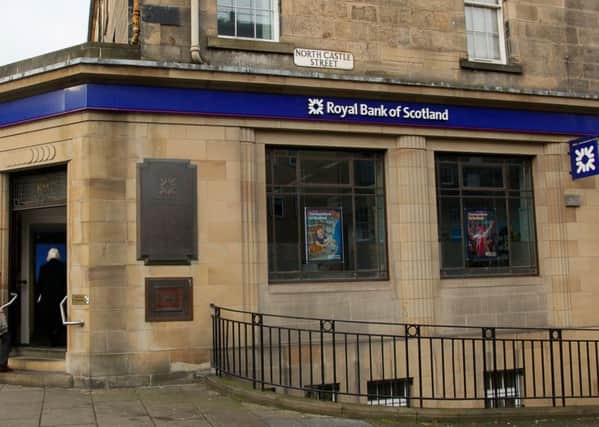 The RBS branch at North Castle Street which is set to close in June 2017.