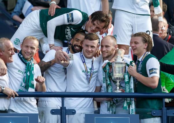 Would it be greedy to ask for another Hibs Scottish Cup win? Picture: Robert Perry
