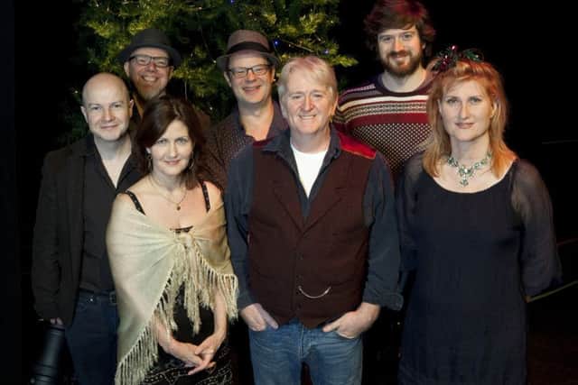 Phil Cunningham with Eddi Reader, Karen Matheson, John McCusker, Kris Drever, Ian Carr and Kevin McGuire