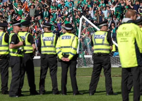 114 people have been arrested following the Cup Final. Picture; Robert Perry